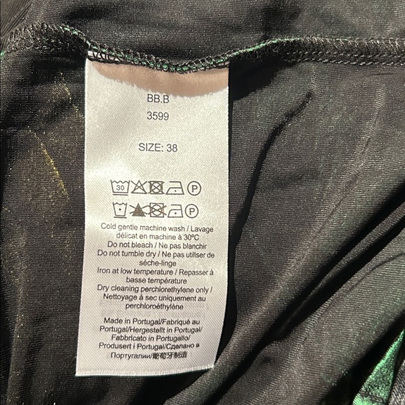 Ganni Ruched Black Banana Palm Print Midi Dress - Picture 11 of 13